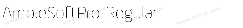 AmpleSoftPro Regular字体转换